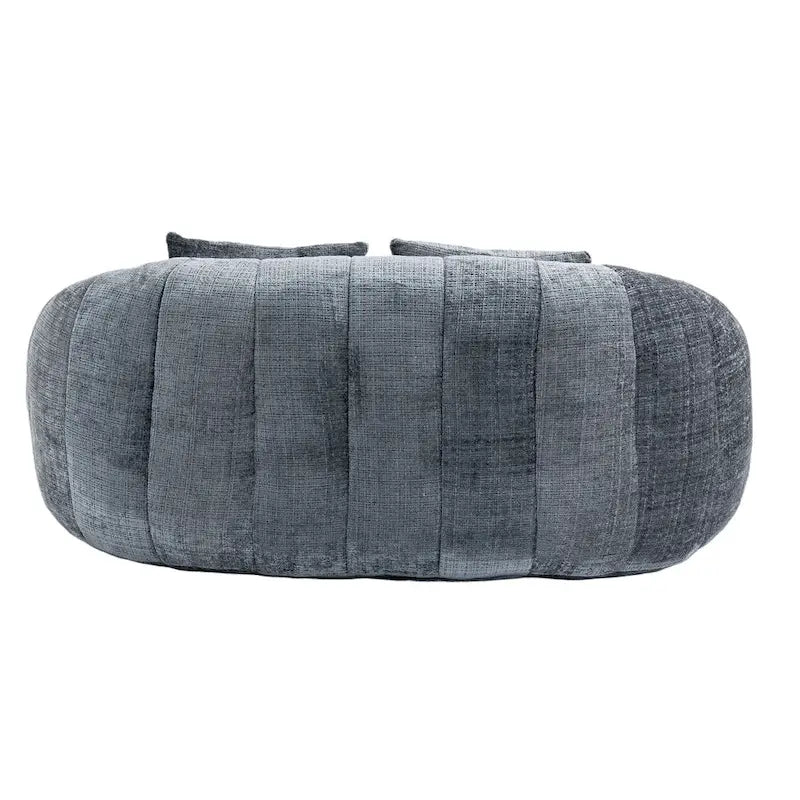 Chaise longue causeuse 59" en chenille rembourrée de mousse