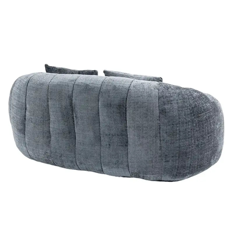 Chaise longue causeuse 59" en chenille rembourrée de mousse