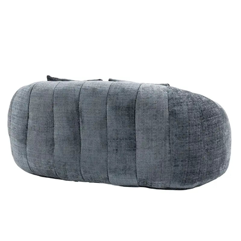 Chaise longue causeuse 59" en chenille rembourrée de mousse