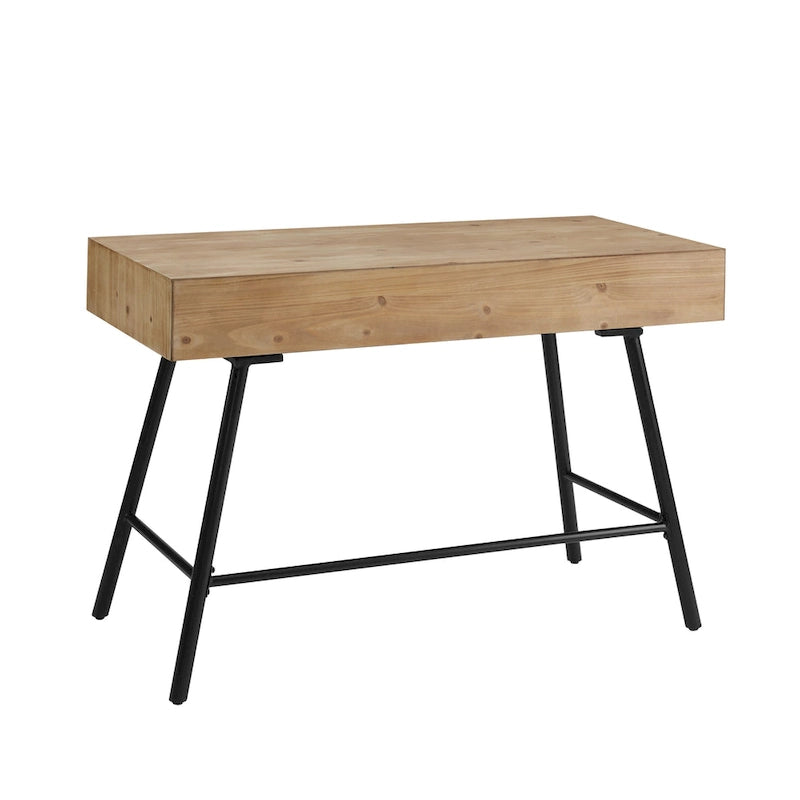 Bureau 3 tiroirs plateau bois