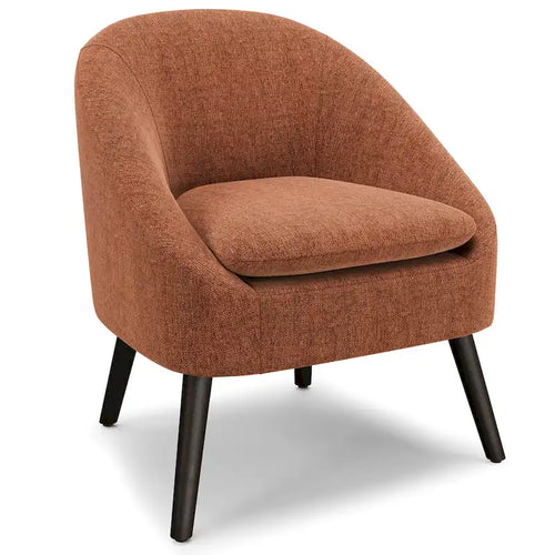 Fauteuil d'appoint moderne du milieu du siècle, largeur 27 po
