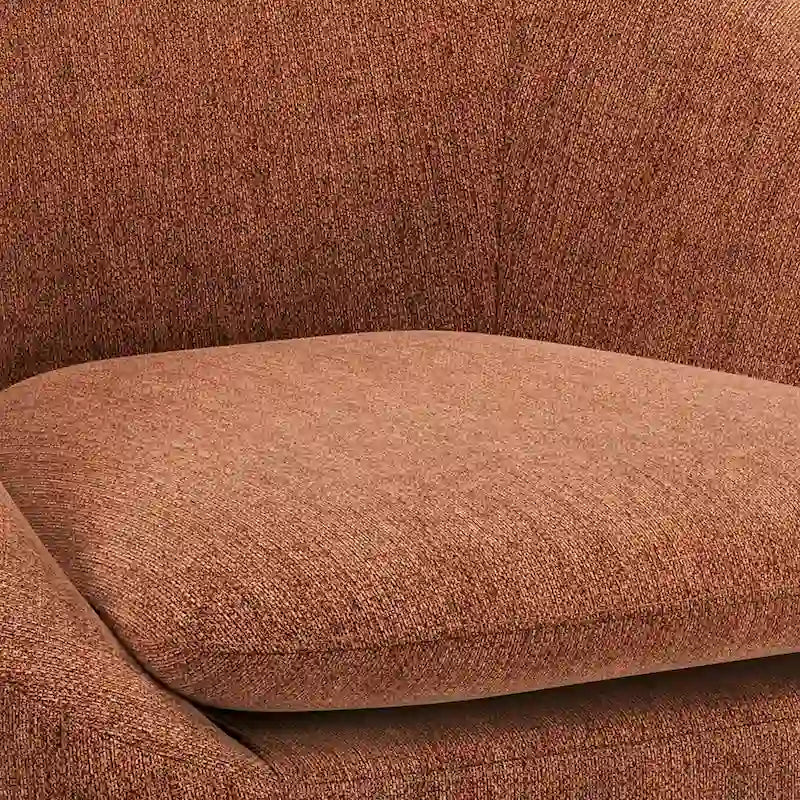 Fauteuil d'appoint moderne du milieu du siècle, largeur 27 po