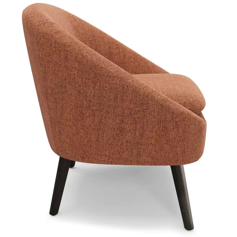 Fauteuil d'appoint moderne du milieu du siècle, largeur 27 po