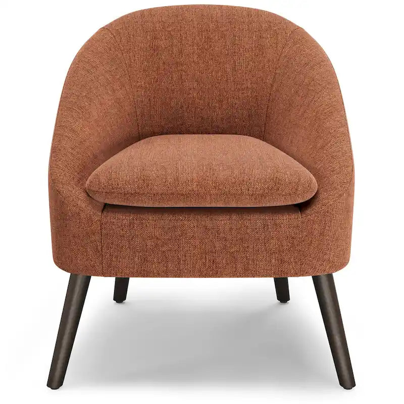 Fauteuil d'appoint moderne du milieu du siècle, largeur 27 po