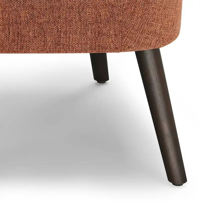 Fauteuil d'appoint moderne du milieu du siècle, largeur 27 po
