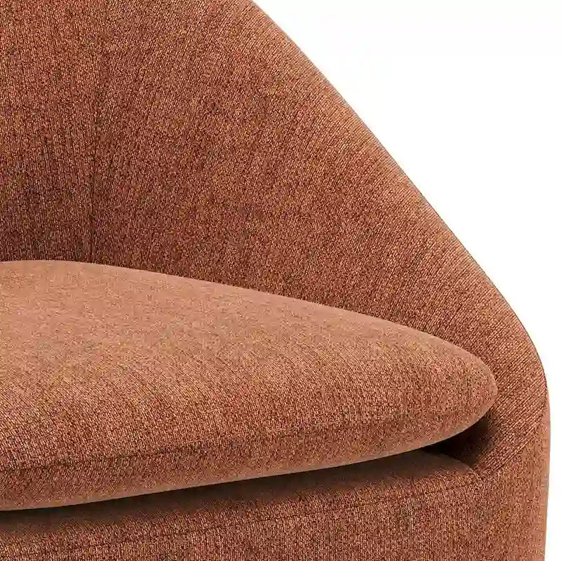 Fauteuil d'appoint moderne du milieu du siècle, largeur 27 po