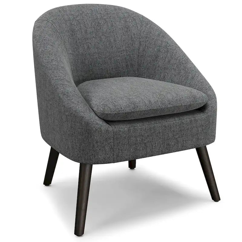 Fauteuil d'appoint moderne du milieu du siècle, largeur 27 po