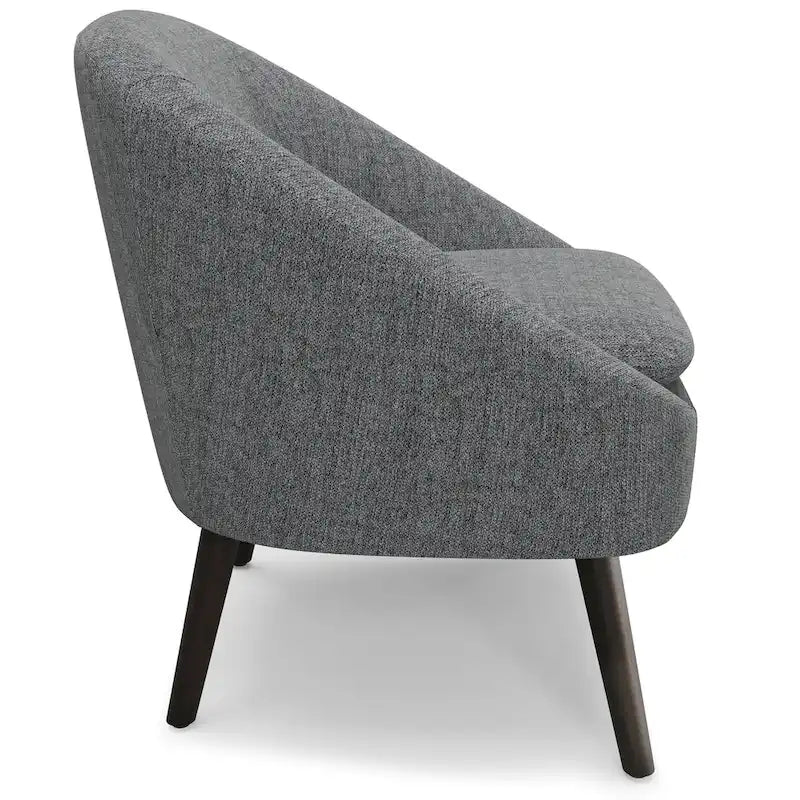 Fauteuil d'appoint moderne du milieu du siècle, largeur 27 po