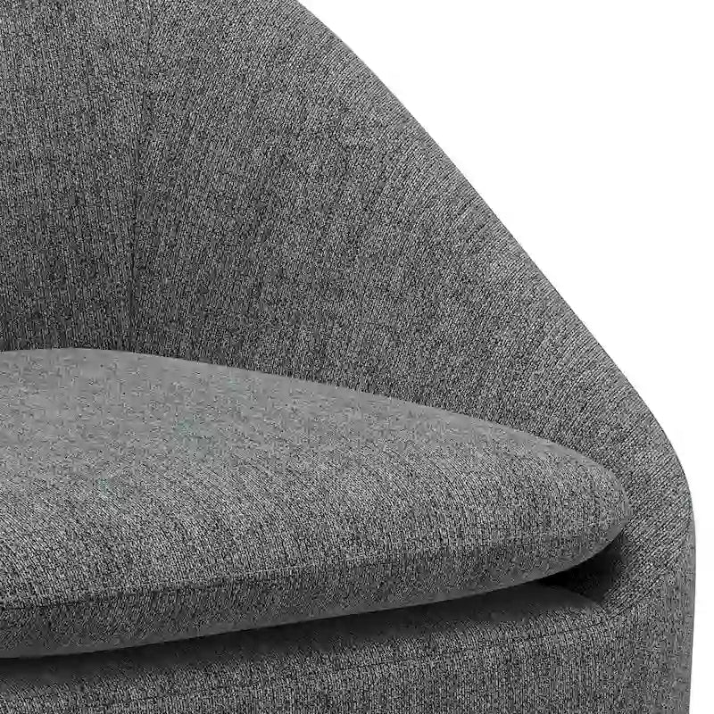 Fauteuil d'appoint moderne du milieu du siècle, largeur 27 po