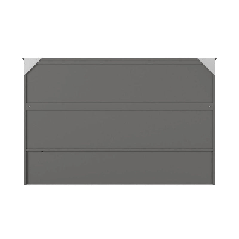 Lit escamotable Queen avec matelas en mousse à mémoire de forme