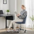 Chaise de bureau pivotante réglable avec roulettes