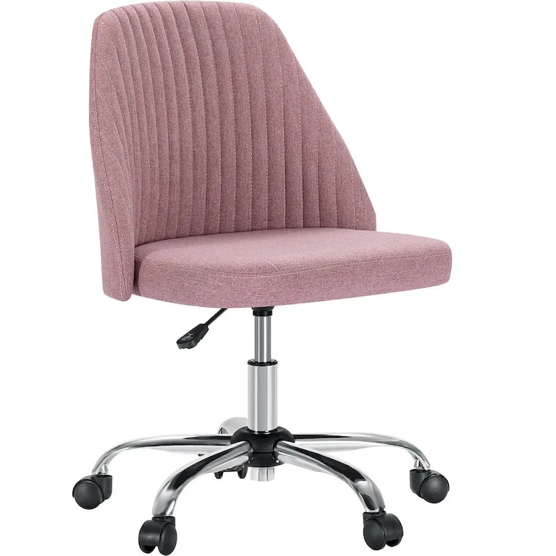 Chaise de bureau pivotante réglable avec roulettes