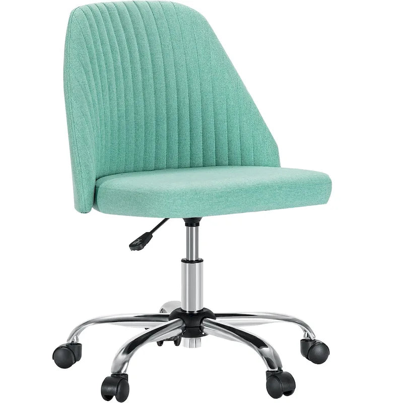 Chaise de bureau pivotante réglable avec roulettes