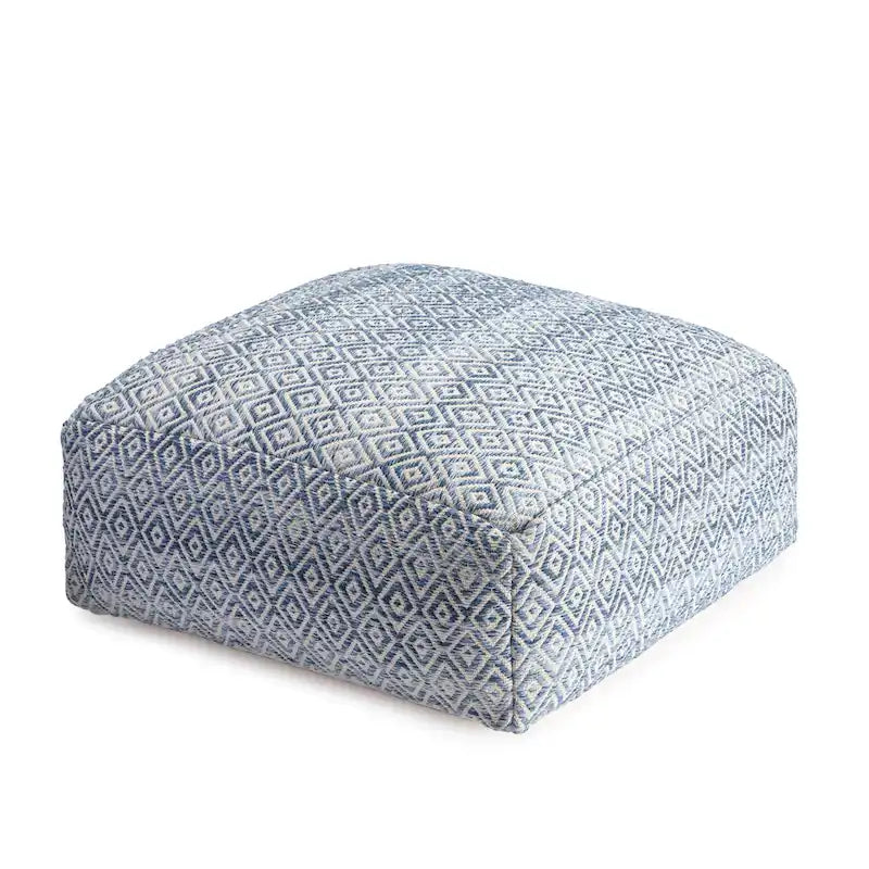 Pouf ottoman carré surdimensionné de 34 pouces – Repose-pieds et siège supplémentaire pour salon ou chambre à coucher