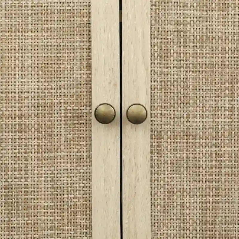 Meuble de rangement 4 portes avec 1 tiroir et 4 étagères réglables