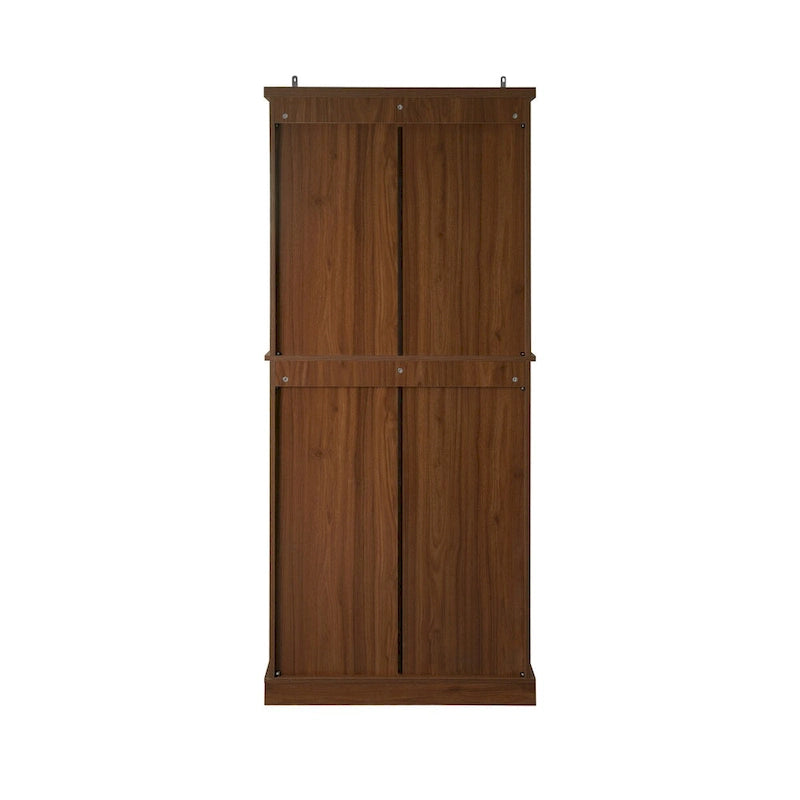 Meuble de rangement 4 portes avec 1 tiroir et 4 étagères réglables