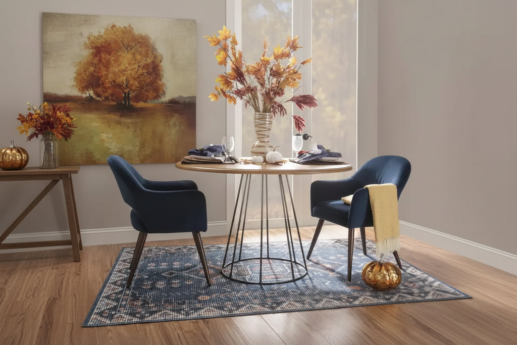 Saloma Round Dining Table - Black