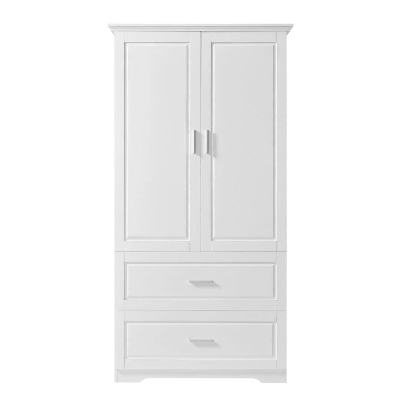 Meuble de rangement haut avec 2 portes et 2 tiroirs